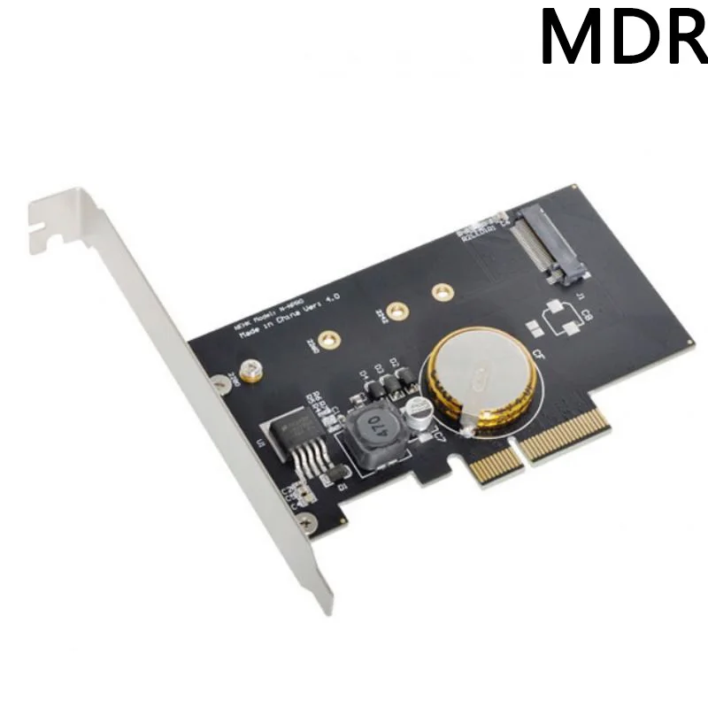 

NGFF M.2 M Key SSD Nvme Card to PCI-E 3.0 x4 Adapter PCI Express with Power Failure Protection 4.0F Super Capacitor