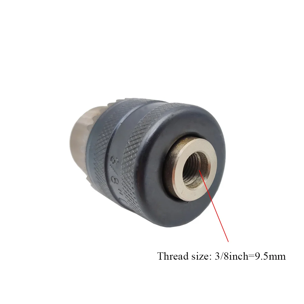 1.5-10mm Precise Drill Chuck Converter 3/8\'\'-24UNF Thread Quick Change Adapter SDS-Plus Shank 1/4\