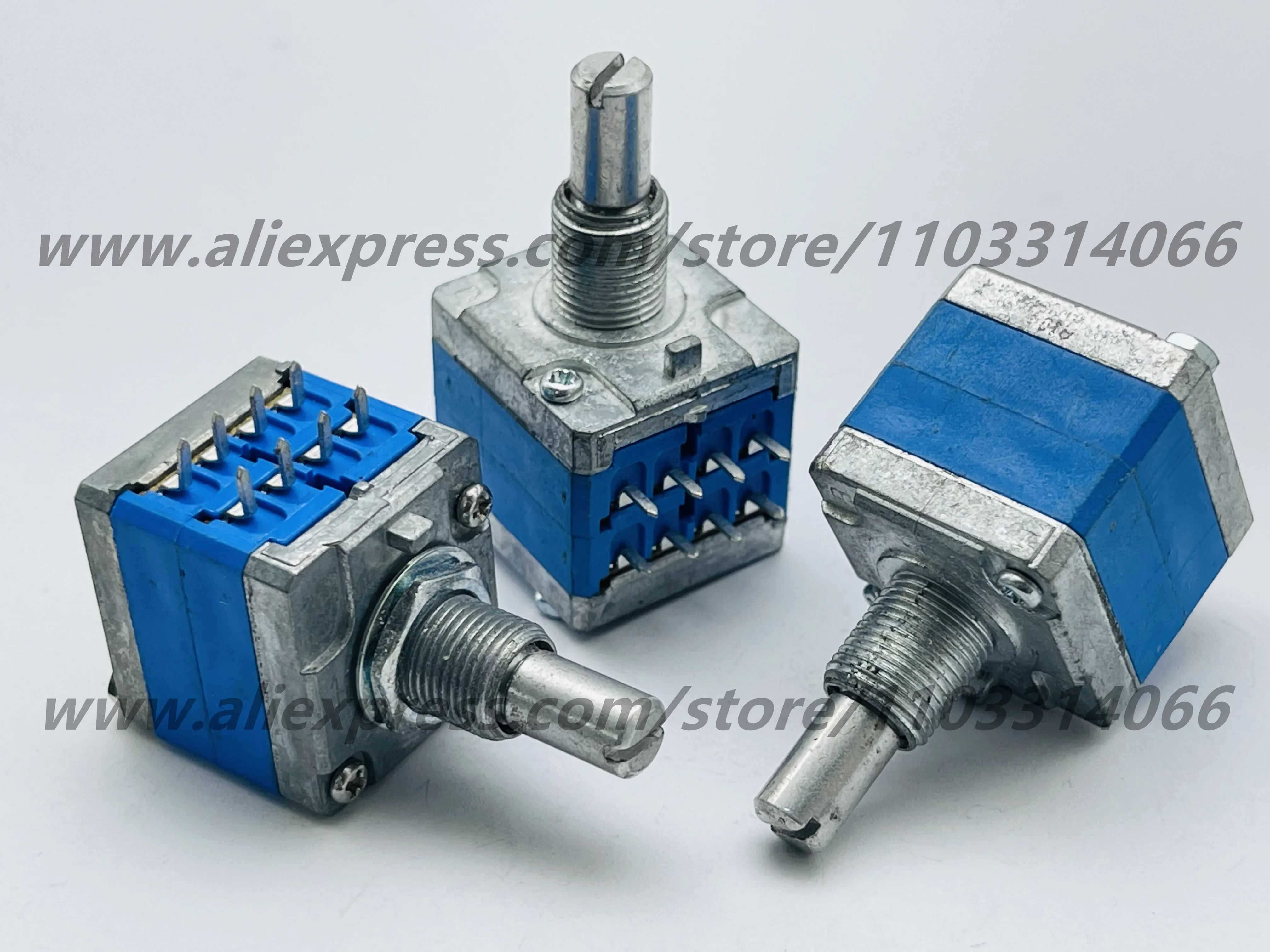 10pcs HT fever grade R2122 precision potentiometer dual tianyi power amplifier 8 feet A503/A104 axis length 20mm