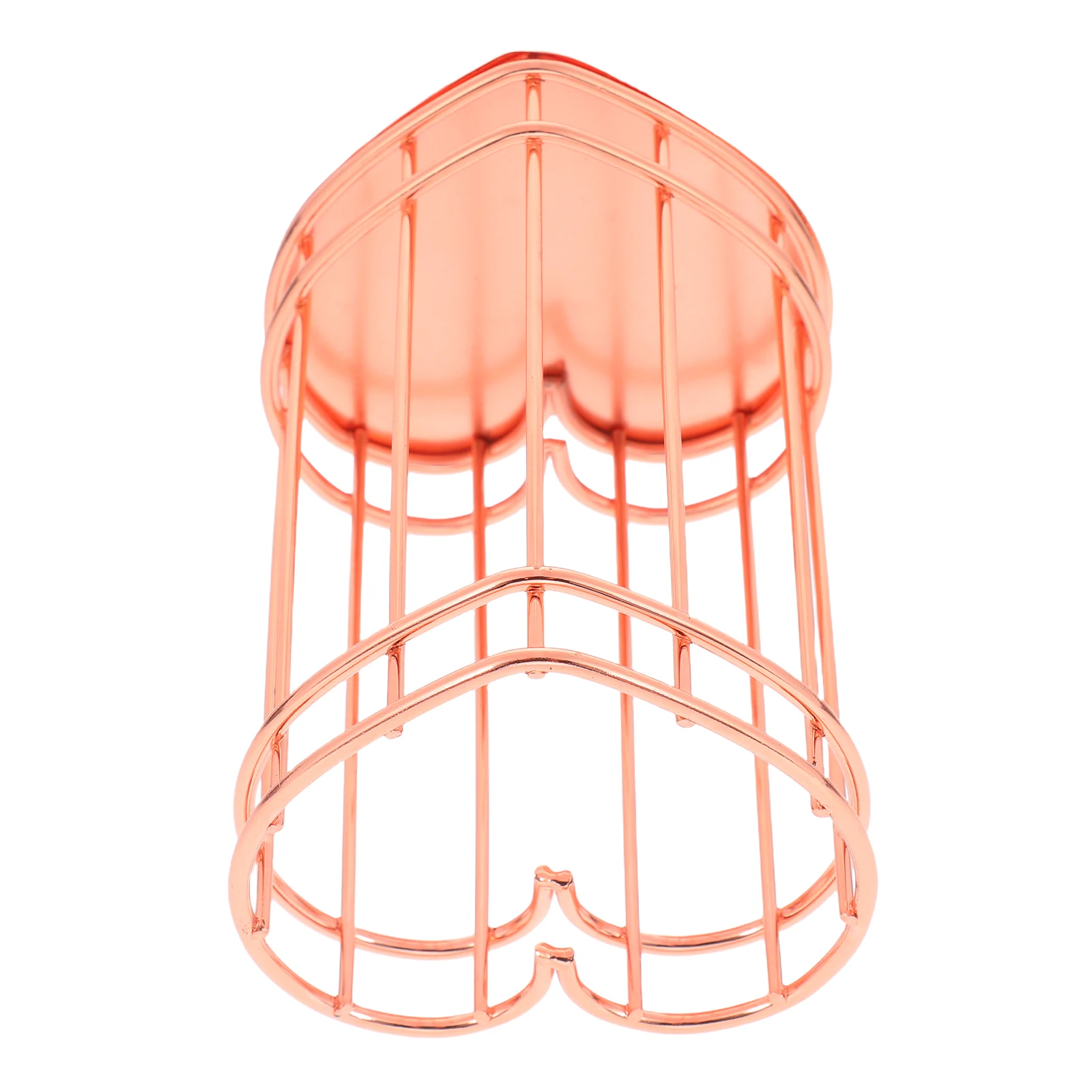 

Heart Shaped Pen Holder Metal Brush Pot Desk Organizers Stationery Bucket Office Supplies Makeup Brush Holder Desktop Pencil