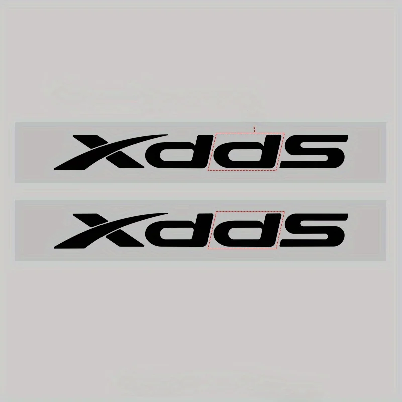 

1SET Stylish XDS Car Motorcycle Stickers Decal to Decorate Your Auto Bike Exterior with Cycling Brand Style