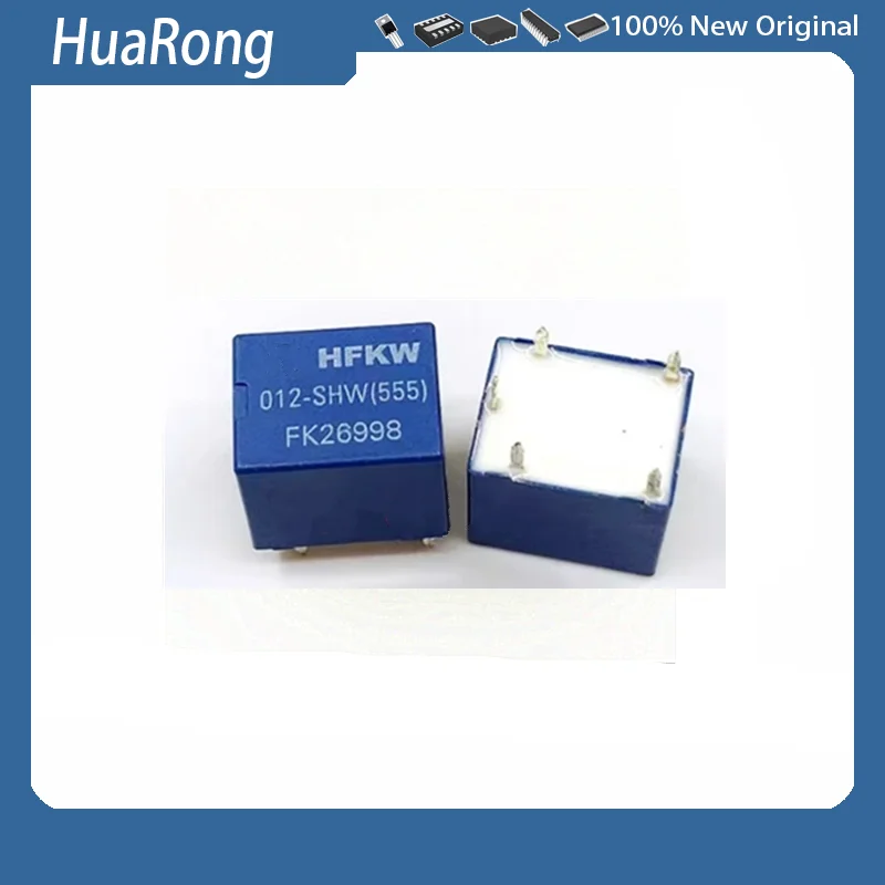 5Pcs/Lot  HF7520 005-HTP  5V 5VDC 16A  4-PIN  HFKW 012-SHW    12V   EX1-2U1S 2U1L   5-PIN