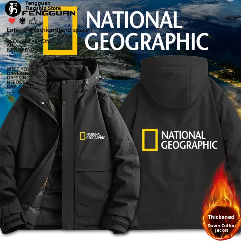 

Thiened Warm Cotton Jaet for Travel Outdoor Photoaphy And Videoaphy Association Youth Faion Winter Coat