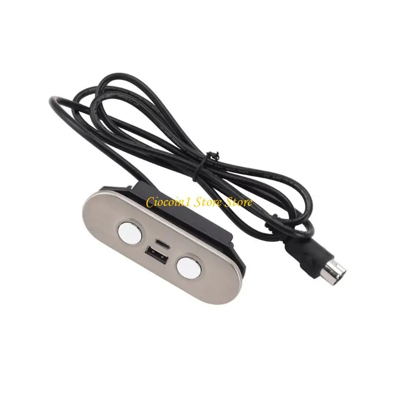 A3PC Metal Electric Recliner Controller Switches Seamless Integration Metal Texture