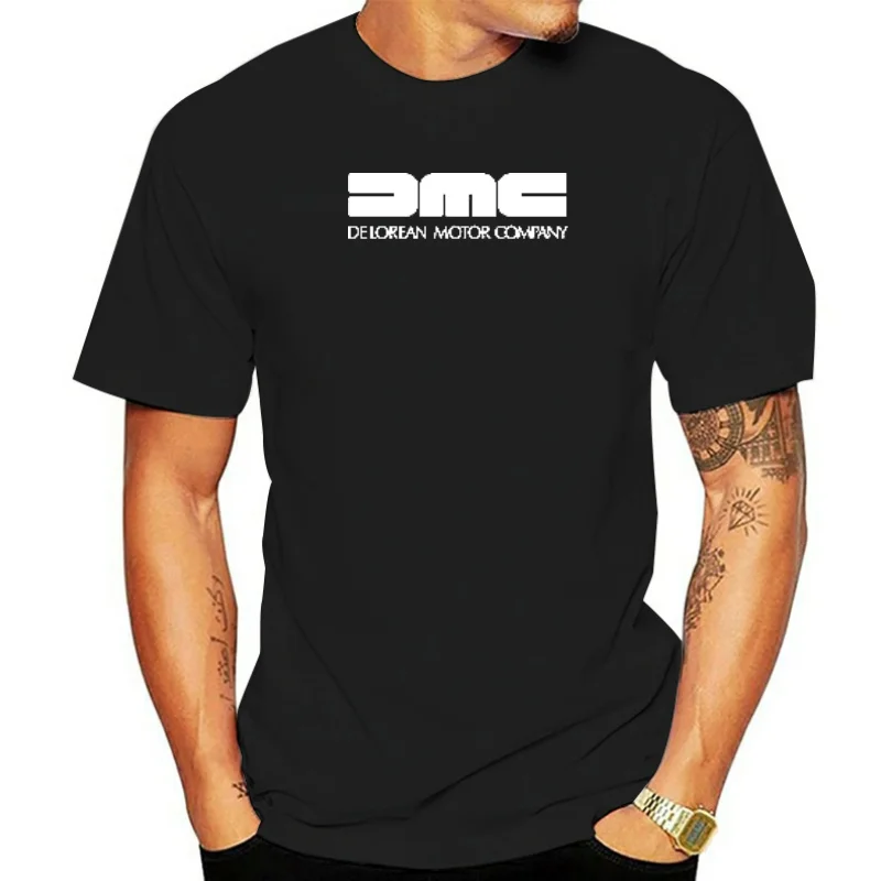 DMC DeLorcriptions-T-Shirt homme en coton, estival et réfléchissant, film Retour vers le futur, 4XL 5XL