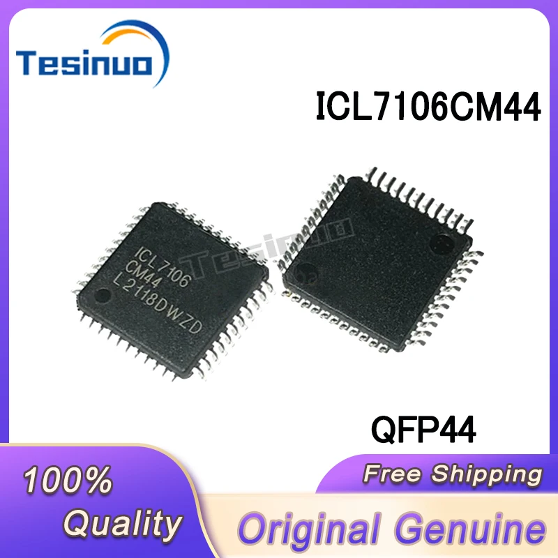 

5/PCS New Original ICL7106CM44 ICL7106 QFP44 Display driver chip In Stock