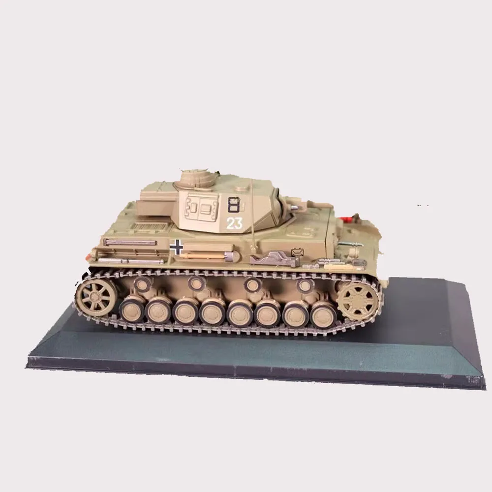 1/43 Scale military alloy finished products World War II German tanks IV Medium Model Tank Military Gift Collection Gift Display