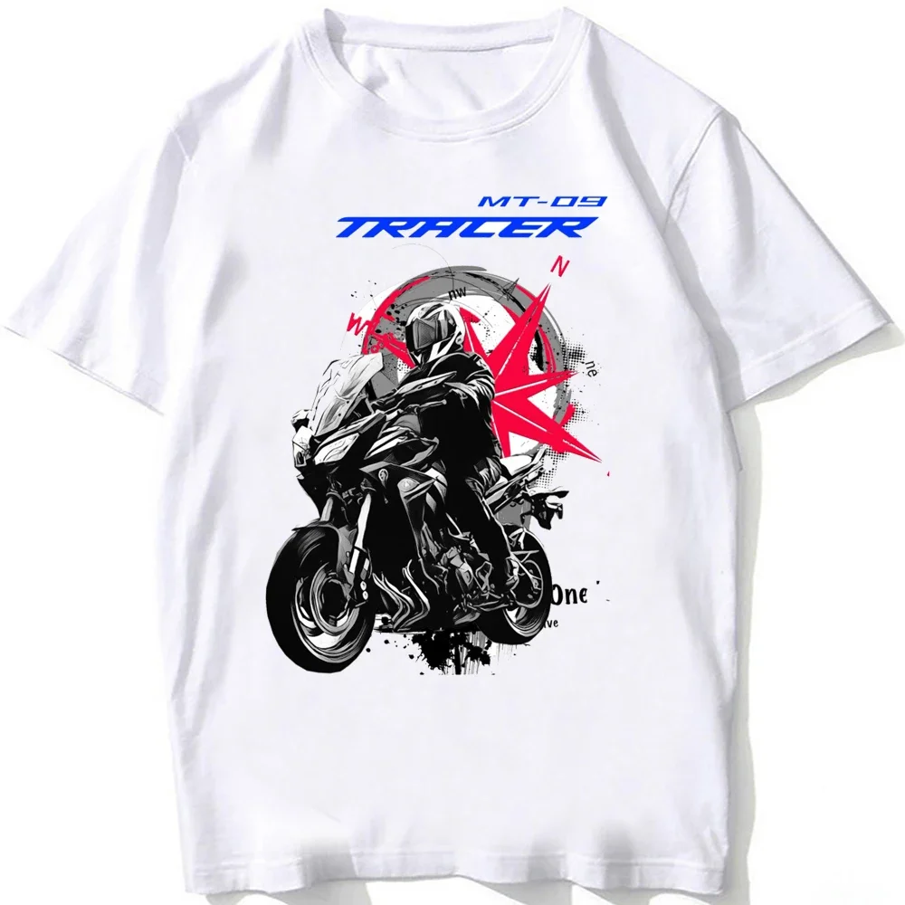 Tracer MT-09 GT900 Adventure Tshirt Men Short Sleeve Super Tenere 1200 Motorcycle Sport Riding T-Shirt Hip Hop Boy Casual Tees