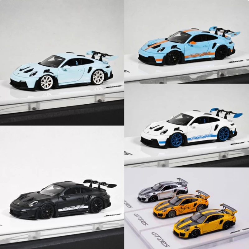 

SUHE Resin 1:64 Scale 911GT3RS 992 911GT2RS Simulation Car Model Static Collection Decorated Holiday Gifts Toys