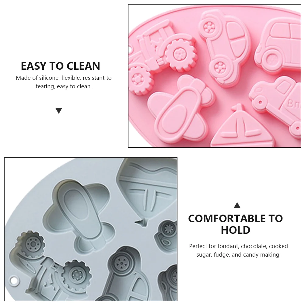 Car Silicone Baking Mold Auto Cake Molds Chocolate Child 3d Vehicle Gummies