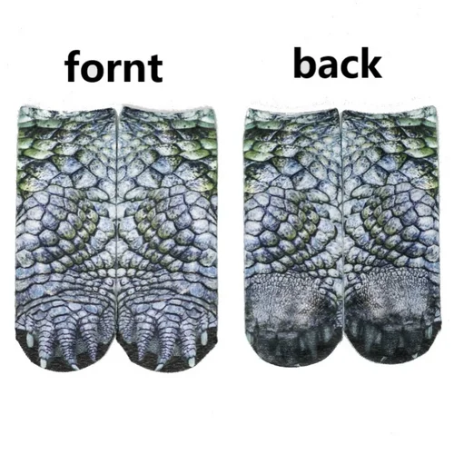 Imagen 2 del producto Calcetines bonitos con estampado 3d, divertidos calcetines para mujer, hombre, perro, gato, novedad, medias informales de algodón, calcetín con pata masculina, leopardo, oso, vaca, regalo, 2025