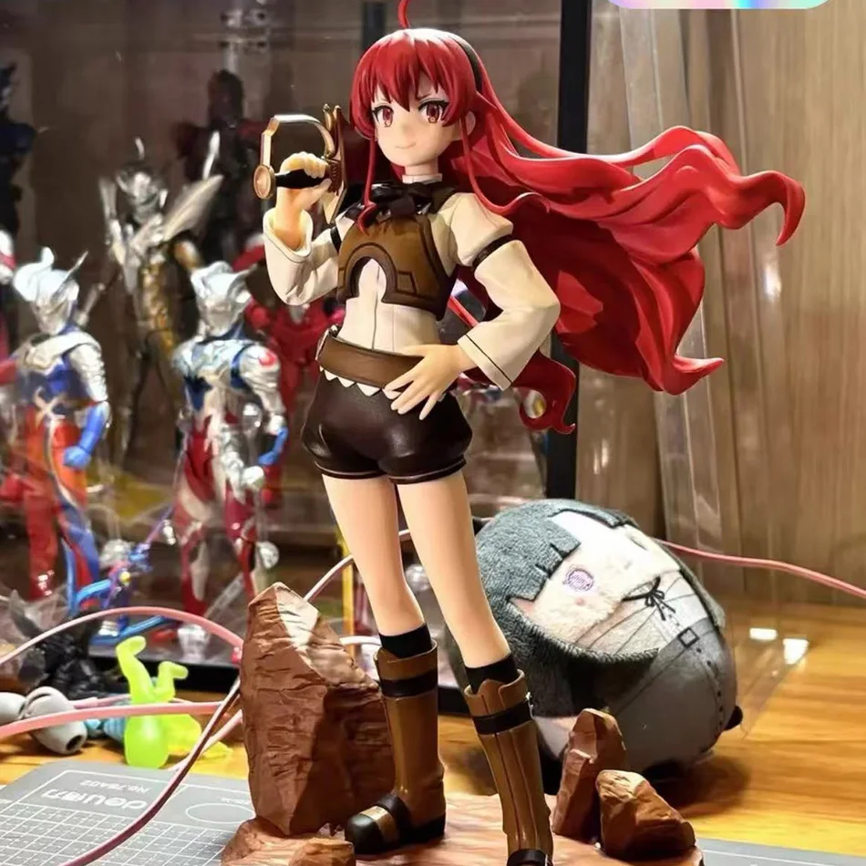 Mushoku Tensei Eris Boreas Greyrat Figur 22cm PVC Actionfigur Sammlermodell Spielzeug Schreibtischdekoration Geschenk