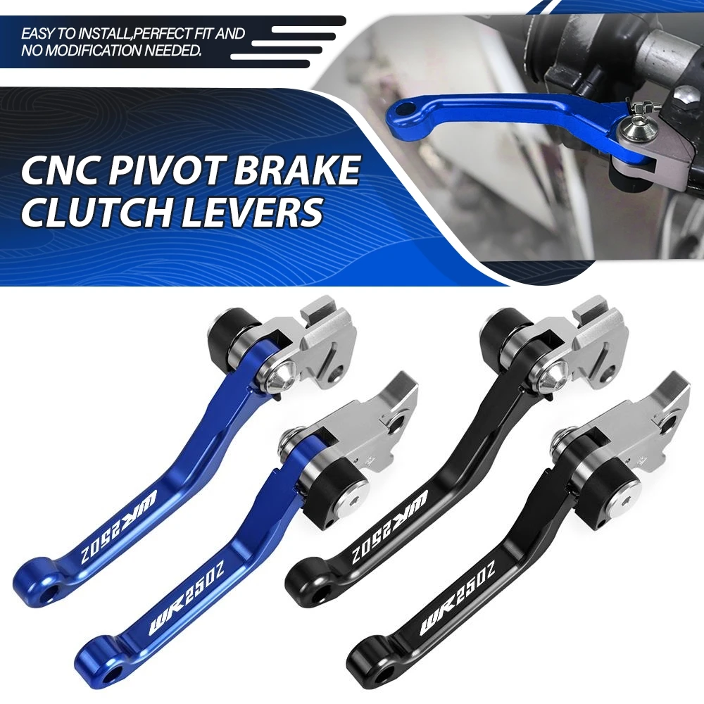 CNC Motorcycle Accessories Motocross Dirt Bike Pivot Brake Clutch Levers FOR YAMAHA WR250Z 1991 92 1993 1994 1995 1996 1997 1998