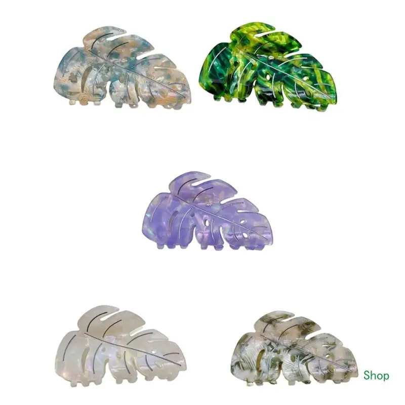 

Dropship Elegant Leaf Hair Claw Clip Hair Jaw Clip Foliage Barrettes Hair Adornment