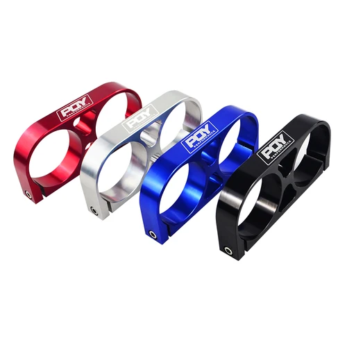 Imagen 2 del producto Soporte de bomba doble de combustible VR, Colector de salida de montaje de aluminio en negro para bomba de combustible 044 con logotipo PGY VR-LD2642-QY