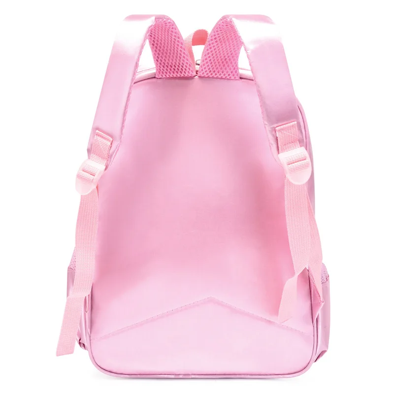 Pink Solid Lovely Sweet Backpack for Girls Mesh Princess Korean Version Bags 2023 New Fashion All-match Backpacks Solid Bag