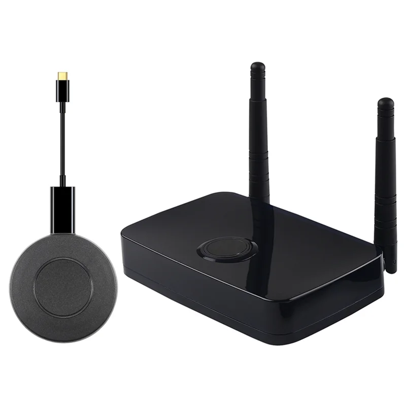 Wireless -Compatible Video Transmitter Receiver 5G/2.4G Type-C Wireless Screen Projector 1080P For Phone/Laptop/PC