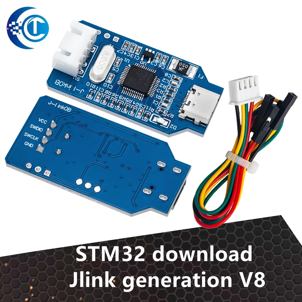 متوافق مع j - link: OB ARM محاكاة مصحح الأخطاء SWD مبرمج STM32 تحميل Jlink جيل V8