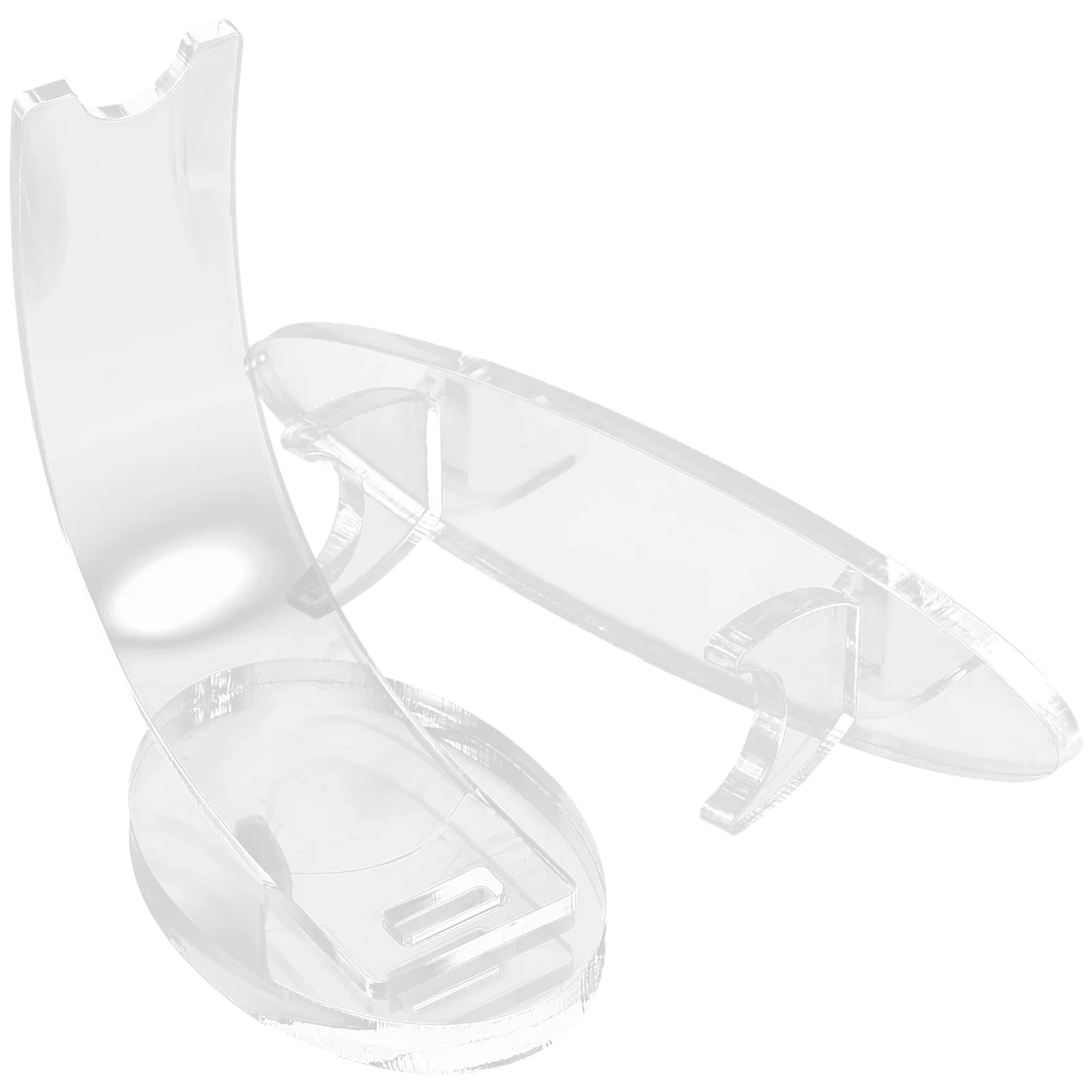 2 Pcs Acrylic Pen Holder Storage Rack Nice Eyebrow Display Shelf Organizer Stand