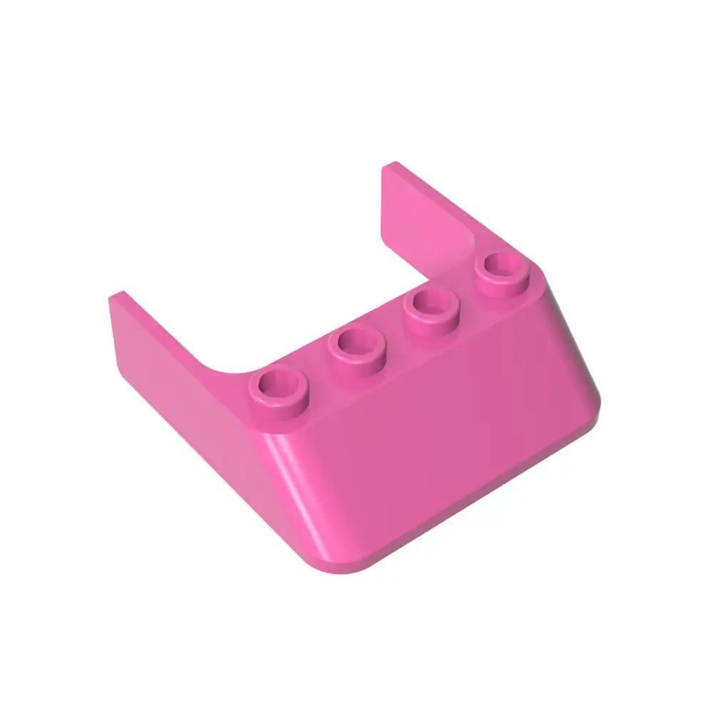 Gobricks 1PC 6238 フロントガラスレンガ 4 × 4 × 1 Windows 部品互換 MOC ビルディングブロック大人子供 DIY アクセサリーモデルおもちゃ