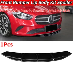 For Mercedes Benz B-Class W246 B200 B180 2009-2023 Car Accessories Front Bumper Splitter Lip Body Kit Spoiler Chin Plate ABS