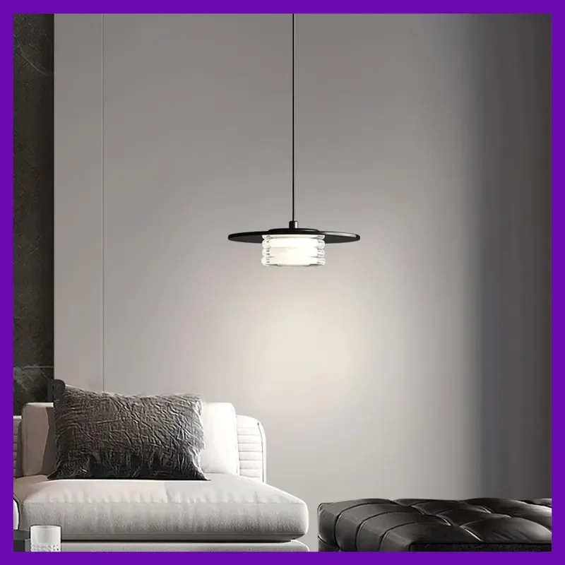 Italian Minimalist Bedside Small Chandelier Modern Simplicity Personality Creative Light Luxury Study Creative Art Background