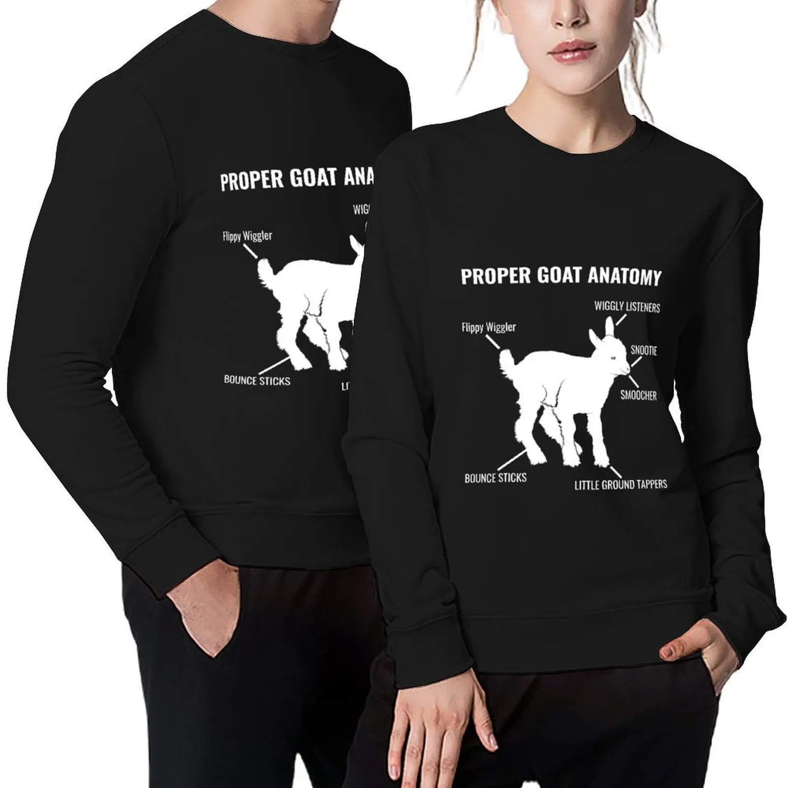 

Proper Goat Anatomy Cute Animal Lover Pullover mens designer clothes korean clothes mens clothes sweatshirt for men