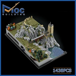 1438pcs Classic Movie Scene MOC Wizard Castle and Grounds Expansion Model Building Block DIY Assembly Bricks Toy For Children