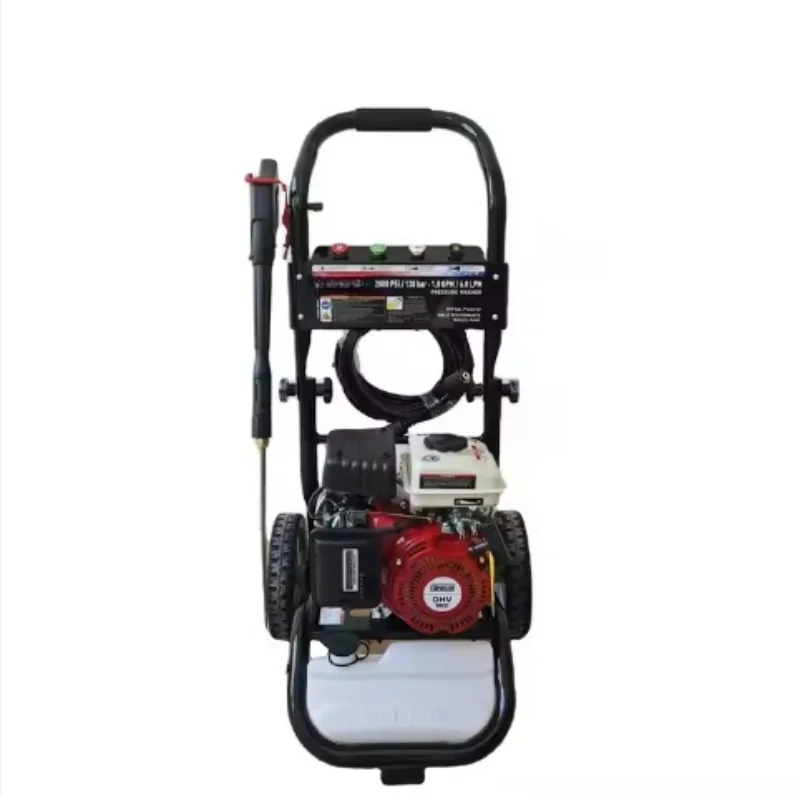 

Portable High Pressure Washer 2000psi/138bar Petrol High Pressure Cleaner 3hp Nozzle Angle Adjust for Family Use