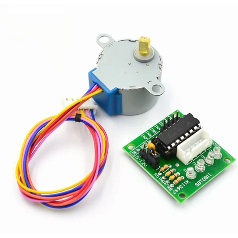

5Set 28BYJ-48 5V 4 Phase DC Gear Stepper Motor + ULN2003 Driver Board For arduino 28BYJ Reduction Stepper Motor DIY Kit