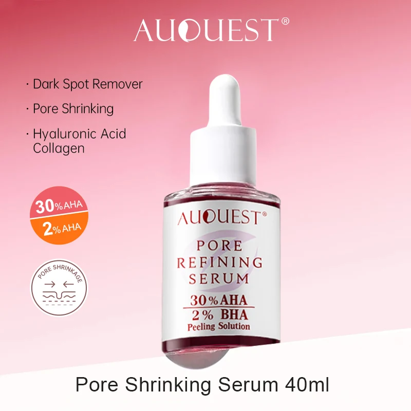 Pore Shrink Serum Hyaluronic Acid for Face Whitening Moisturizing Dark Spot Remover Smooth Facial Skin Care