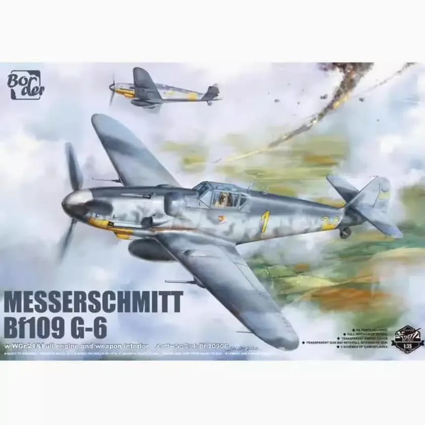 

BORDER BF-001 Набор моделей MESSERSCHMITT BF109G-6 в масштабе 1/35