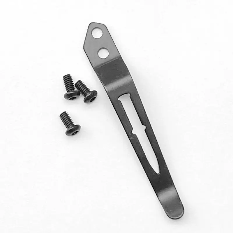 Clip posteriore in acciaio inossidabile per coltello da tasca pieghevole fai-da-te Accessori fai-da-te Clip posteriore Porta clip per coltello pieghevole personalizzato