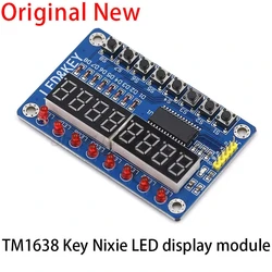 TM1638 Button Key Display Module For Arduino 0.36 inch 8 Bit Common Cathode Digital LED Tube Electronic DIY Kit STC C51