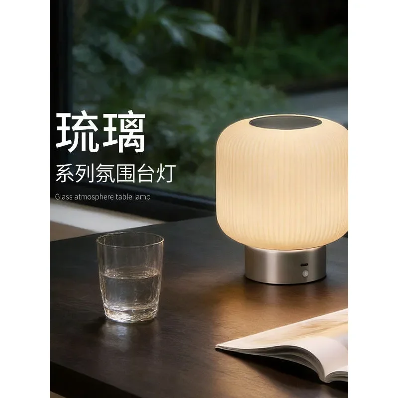 Adjustable LED Desk Lamp with Human Body Sensor Touch Control Modern Bedside Night Light for Bedroom Reading Study Home Decor