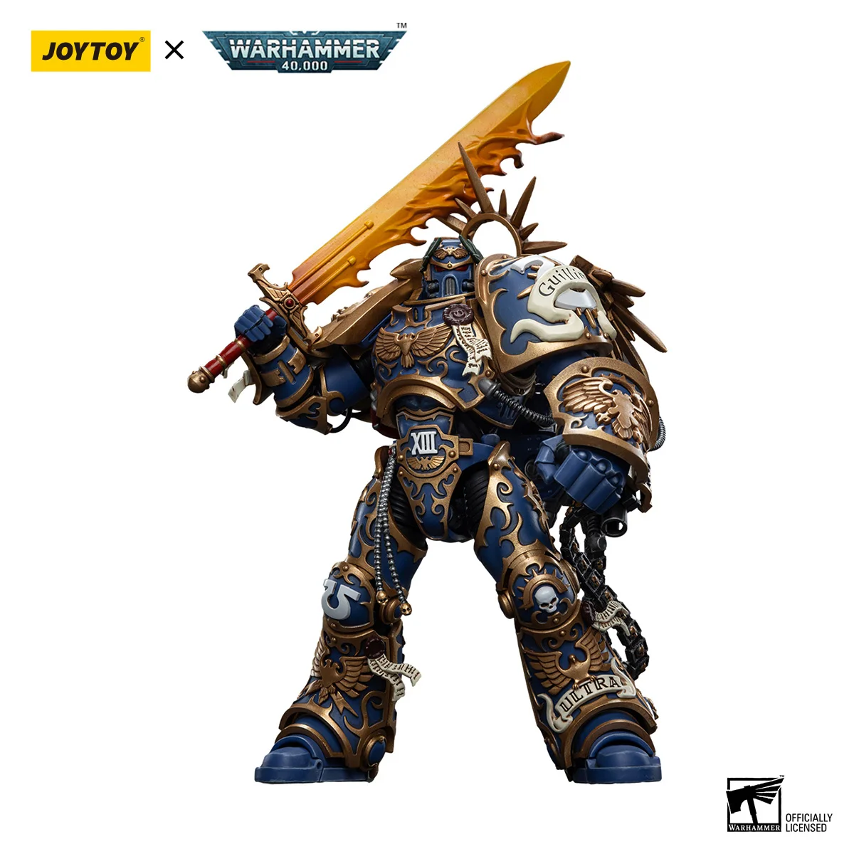 JOYTOY Warhammer 40,000 1/18 Figurki Akcji Ultramarines Primarch Roboute Guilliman Anime Model Militarny