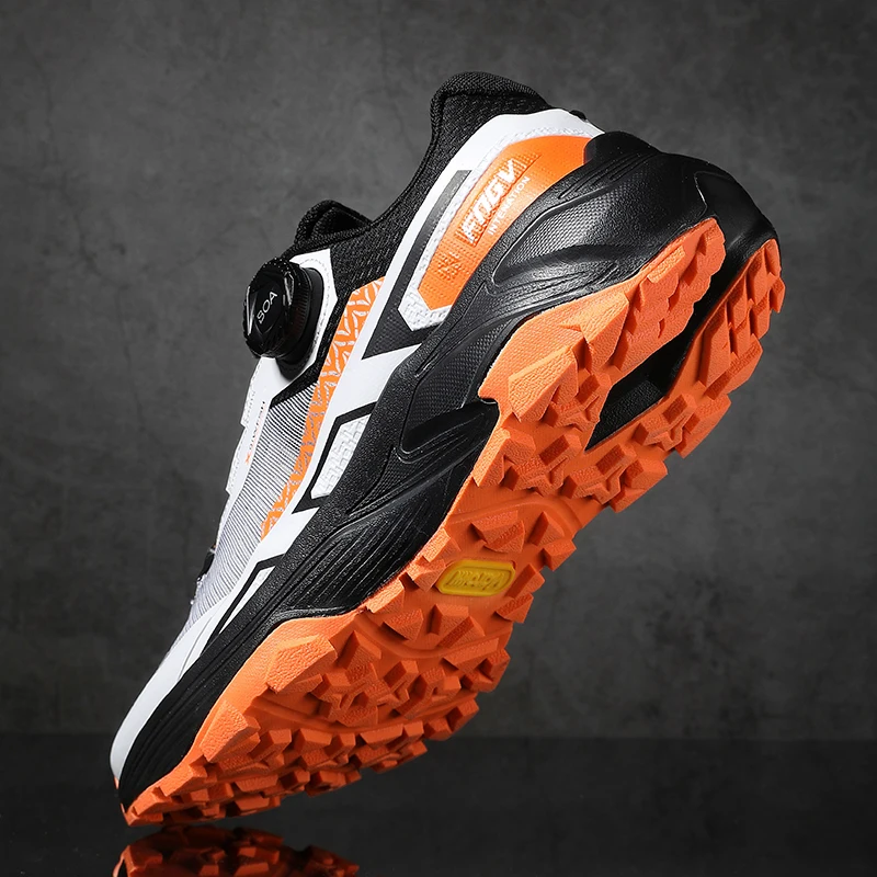 

New Men's Shoes Autumn Breathable Button Rotating Mesh Sports Outdoor Sports Leisure Men's Comfortable Athletic Nonskid Sneakers