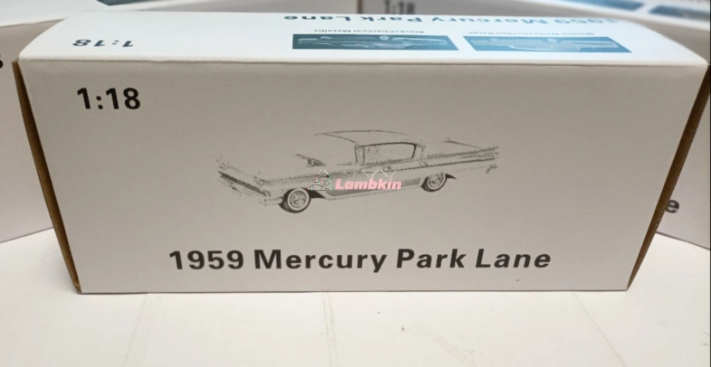 SunStar-Full Open Classic Car Model, Mercury Alloy, 1:18, ParkLane Platinum Edition