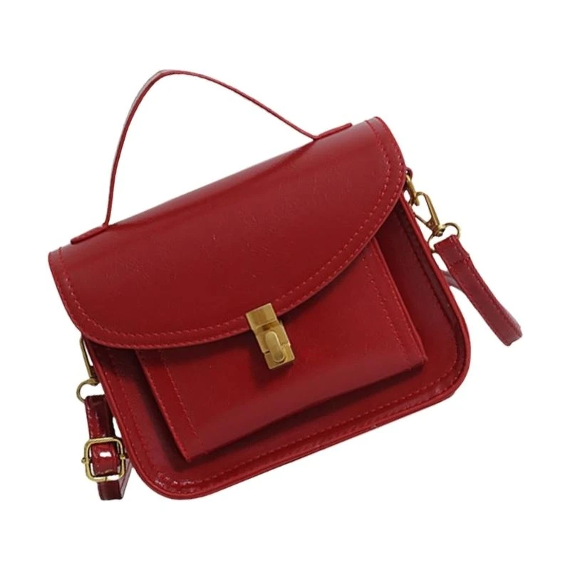 X5XA Soft Leather Crossbody Bag Shoulder Purse Satchel for Women Girls Enhancing and Practicality in Various Occasion