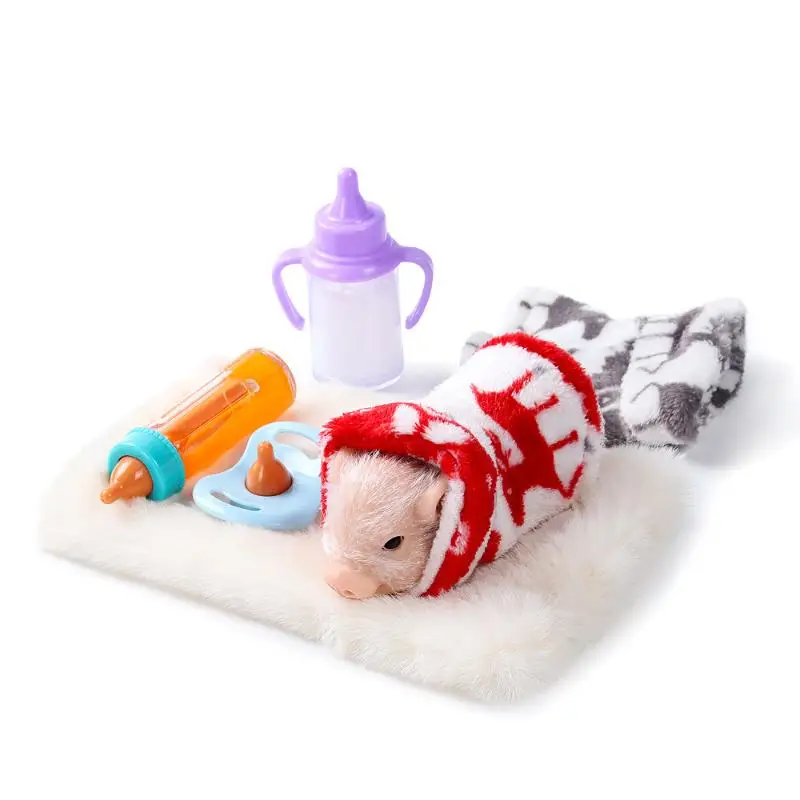 set-silicone-piglet-soft-cute-mini-realistic-animals-with-accessories-gift