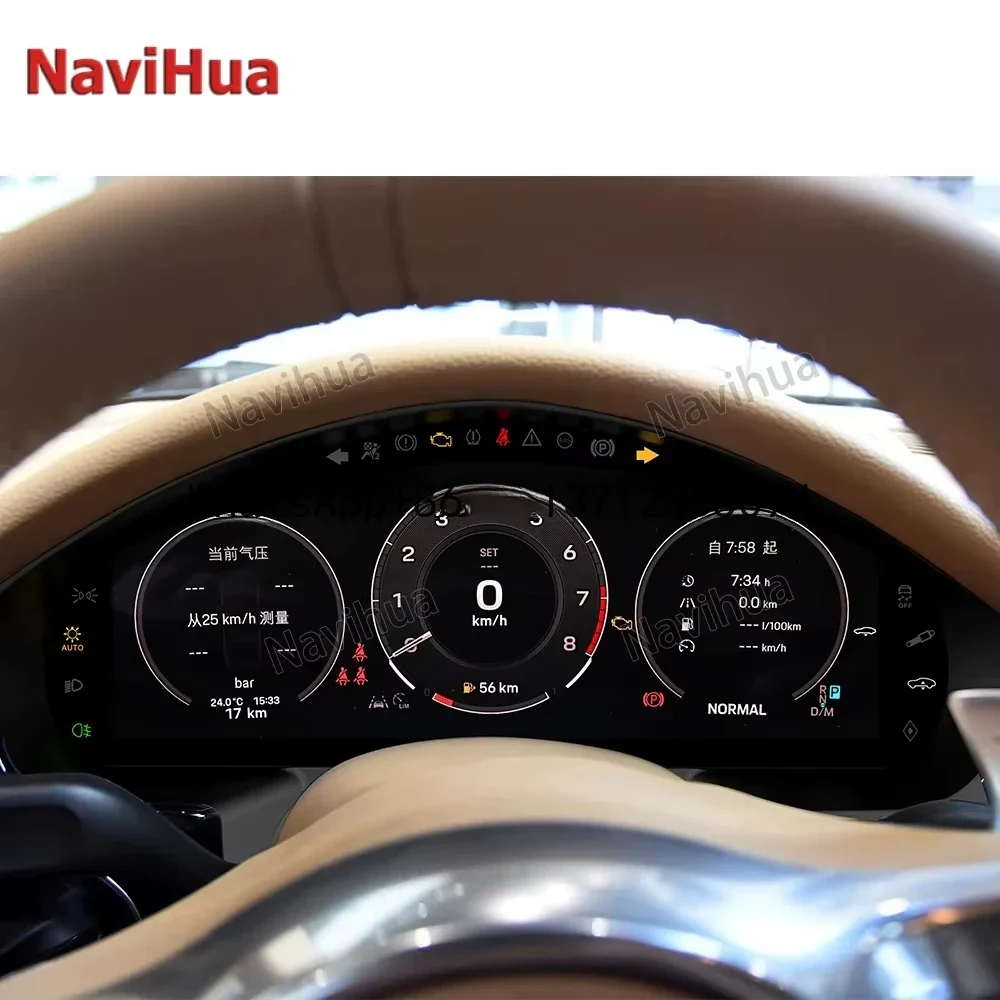 for Porsche Panamera 2011 Radio Multimedia Virtual Speedometer Display Head Unit  Digital Instrument Dashboard Panel