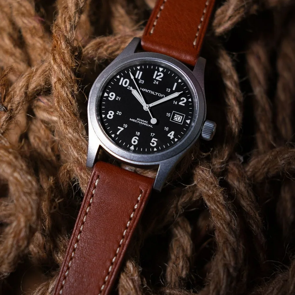 HEMSUT Cowhide Watch Band Quick Release 22mm18mm20mm Vintage Soft Wrap Genuine Leather Wrist Straps For Man Women