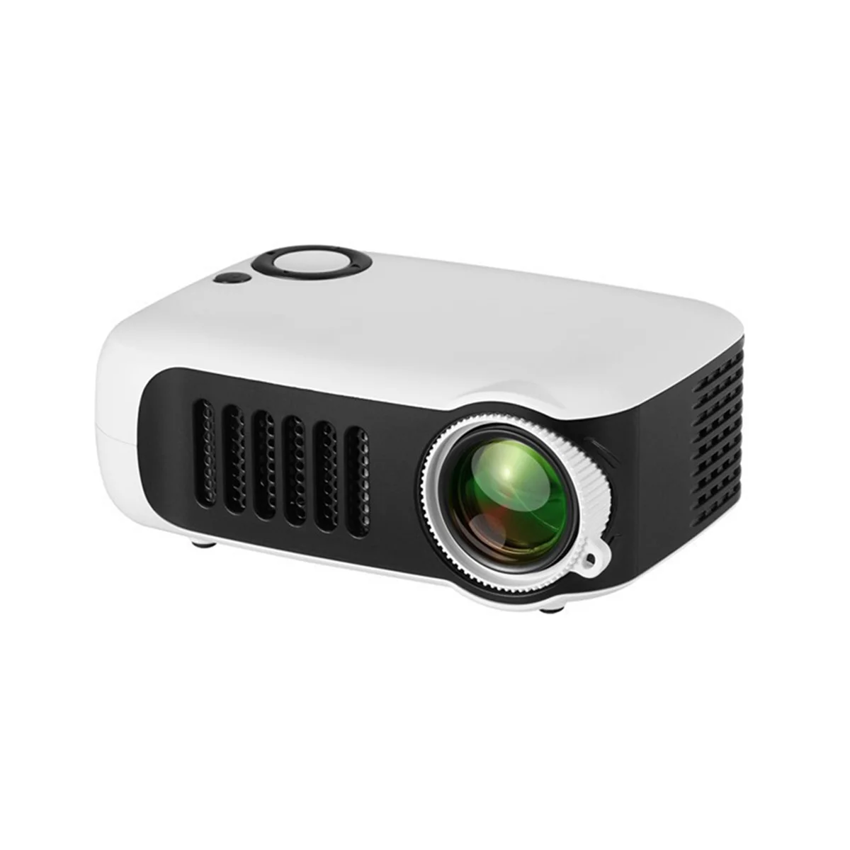 

Mini Projector Home Theater Portable 3D LED Video Projector Gaming Projector 4K 1080P Via HD Port Smart TV Box US-Plug B