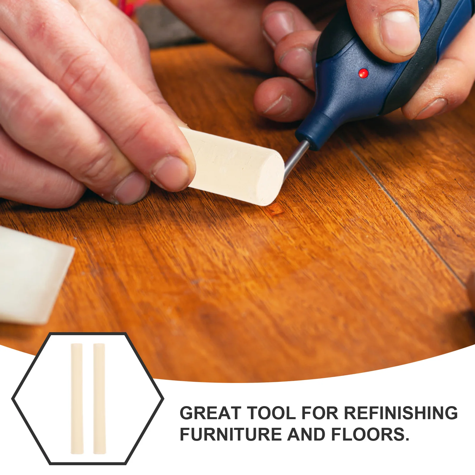 

2pcs Furniture Repair Scratch Repair Markers For Wooden Furniture Fill Scratches Holes Damage Match All Finishes Stick