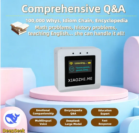 Latest Xiaozhi AI Intelligent Robot Toy for Companion Story Telling Deepseek C3 Chat Emotional Pets Trendy Gift for Kids Adults