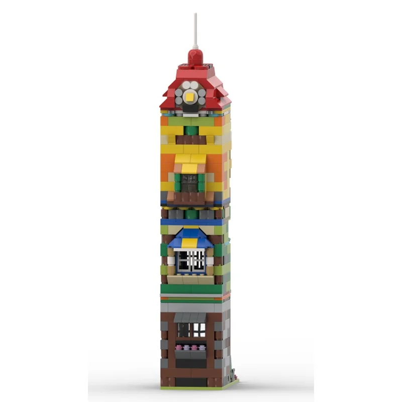 505 stücke MOC Modulare Haus Klassische Modell Bausteine Bau Weihnachten Geschenk Montieren DIY Kreative Idee Ziegel Spielzeug Kinder