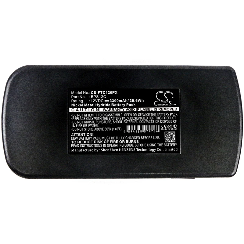 Festool 12V Ni-MH Power Tool Battery Replacement - 3300mAh for C12