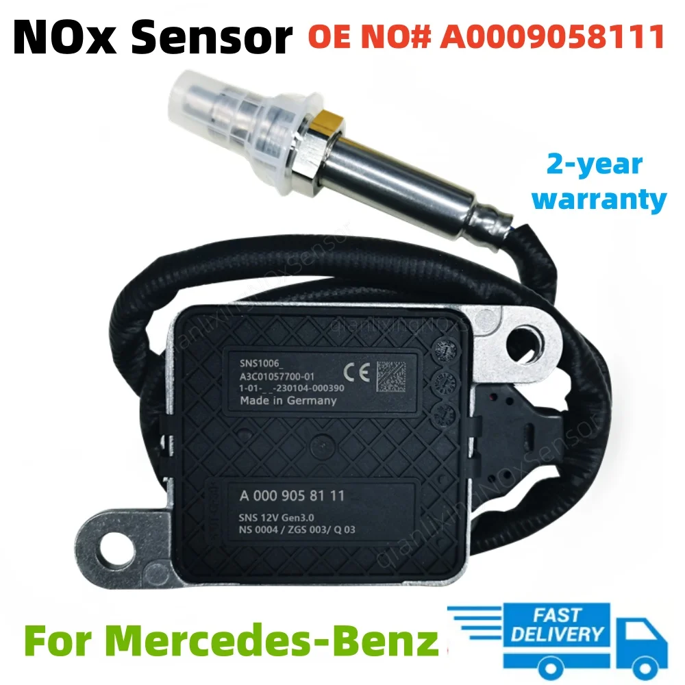 A0009058111 Original New Nitrogen Oxygen NOx Sensor 12V for Mercedes-Benz GLS W177 V177 W247 W205 A205 C205 S205 C257 A238 C238