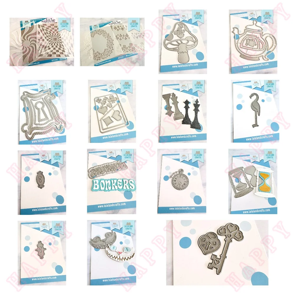 

Metal Cutting Dies Stencil Keys Flamingo Clock Chess For DIY Craft Make Greeting Card Scrapbooking Decoration Embossing Template