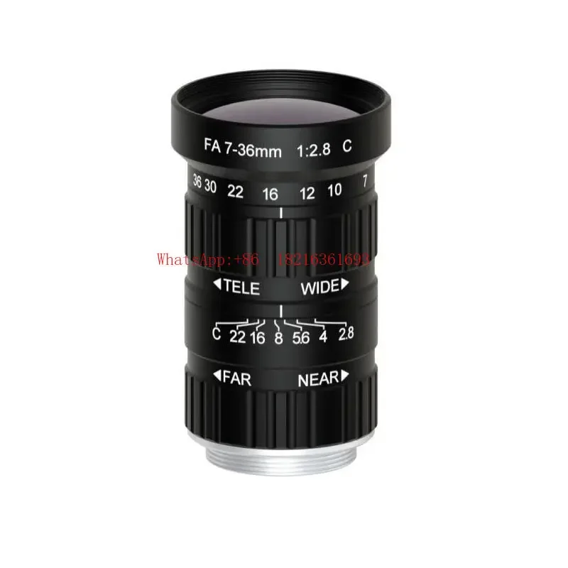 Limited Offer Industrial Camera Zoom Lens C Interface Manual Zoom Focal Length Accessories 5-50mm7-36mm10-50mm10-55mm